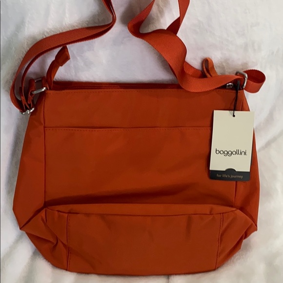 Baggallini Bags Baggallini Snap It Large Hobo Crossbody Orange